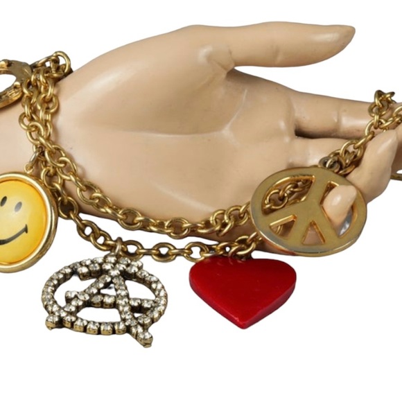 Vintage Iconic Anarchy Moschino chain belt with charms. Must see! - Picture 4 of 5
